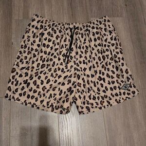 Men's PacSun Cheetah Leopard Animal Print Swim Vacation Shorts Medium